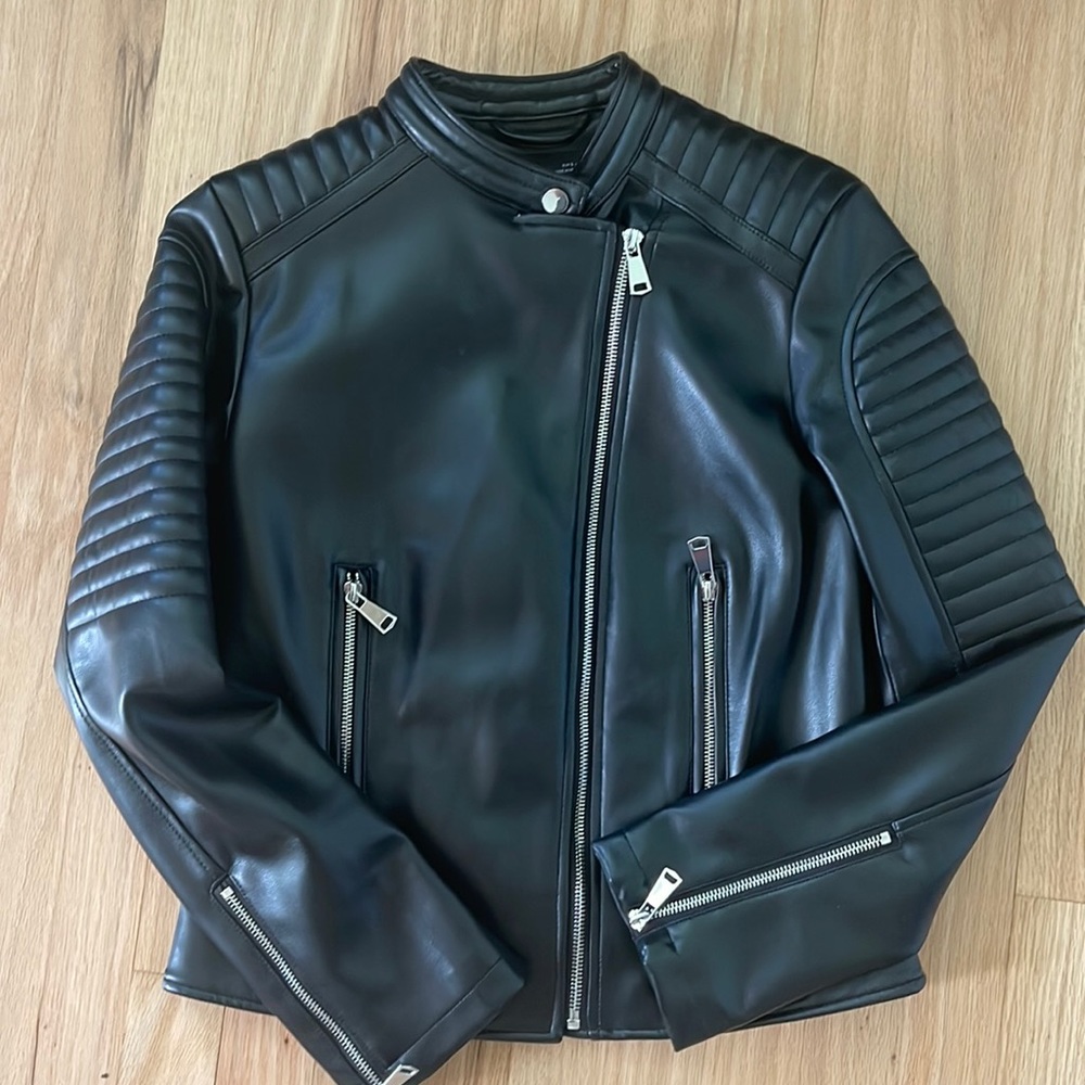 ZARA Faux Leather Jacket